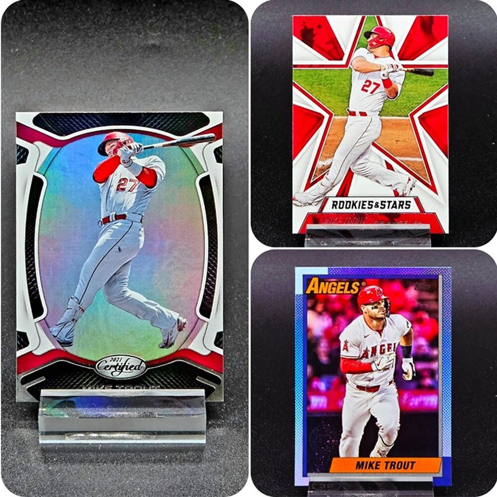 Mike Trout 35th Certified Rookies and Stars Los Angeles Angels Star